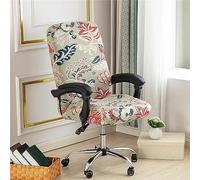 Highdi Office Chair Covers Stretch High Back, Print Office Chair Slipcover Universal Spandex Soft Rotating Computer Chair Covers Office Desk Boss Chairs Protectors - Washable (Ethnic Style)