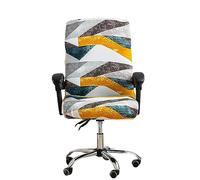 Highdi Office Chair Covers Stretch High Back, Simple Style Office Chair Slipcover Universal Spandex Soft Rotating Computer Chair Covers Office Desk Boss Chairs Protectors (Simple Style)
