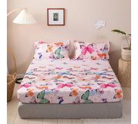 Highdi Pillow Cases 2 Pack Microfiber - Pillowcases Fade Resistant Pillow Cover Envelope Closure Pillow Covers (48 x 74 cm) (2pcs,Butterfly)
