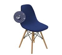 Highdi Stretch Dining Chair Covers Water-repellent Jacquard Scandinavian Shell Chairs Covers, Removable Washable Armless Chair Slipcovers for Bedroom, Living Room, Lounge