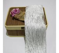 Highdi String Curtain Beaded Door Curtain Fringe for Doorways Window Wall Closet Party Decorations Fly Screen Room Divider Tassel Single Door Beads (White A,100x200cm)