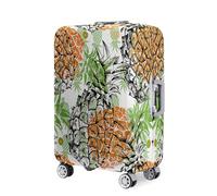 Highdi Suitcase Cover, Cute Pineapple Print Design Travel Suitcase Covers, Washable Anti-Scratch Suitcase Covers Protectors, Luggage Covers for Suitcases Elastic (Pineapple,M(22-24inch))