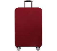 Highdi Suitcase Cover, Pure Color Series, Travel Suitcase Covers, Washable Anti-Scratch Suitcase Covers Protectors, Luggage Covers for Suitcases Elastic (Dark red,XL(30-32inch))