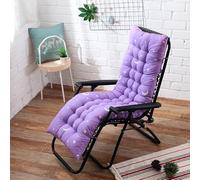 Highdi Sun Lounger Cushions, Thick Recliner Chair Cushion Garden Sunlounger with Non-Slip Top for Indoor Outdoor Garden Patio Sunbed Beach Chair, Stars and Moon Printing (Purple,180x48cm)