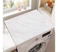 Highdi Washer and Dryer Top Protector Mat Cover Quicksand, Non-Slip Washing Machine Top Protector Mat,for Dust-Proof Refrigerator,Home Kitchen Laundry Room (Gray-white,50x60cm)