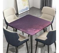 Highdi Waterproof Square Tablecloth Cover - Oxford Cloth - Elastic Fitted for Kitchen/Garden Rectangular Tables, Stain-Resistant Wipe-Clean 3d Starry Sky Series Table Cover (Starry Sky 2,170x170cm)