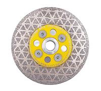 HIGHDRIL Diamond Cutting Grinding Disc 105 mm Galvanised Blade for Cutting and Grinding Granite Marble Tile Natural Stones