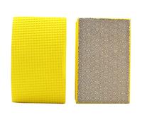 HIGHDRIL Diamond Hand Polishing Pad - 2pcs Grit 400 Diamond Electroplated Hand Sanding Pads Polishing Blocks for Granite, Marble, Glass, Concrete