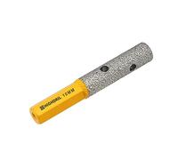 HIGHDRIL Diamond Milling Finger Bits - 10mm (3/8") Enlarging Shaping Grinding Holes, Dry Core Drill Bit for Porcelain,Hard Ceramic,Granite and Marble (Hexagonal Shank)