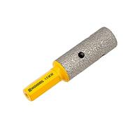 HIGHDRIL Diamond Milling Finger Bits - 15mm (3/5") Enlarging Shaping Grinding Holes, Dry Core Drill Bit for Porcelain,Hard Ceramic,Granite and Marble (Hexagonal Shank)