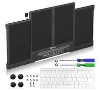 Higher Capacity 8000+mAh Replacement Laptop Battery for MacBook Air 13 inch A1466 Battery(Mid 2012, Mid 2013, Early 2014, Early 2015,2017) A1369(Late 2010, Mid 2011 Version) fits A1496 A1405 A1377