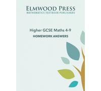 Higher GCSE Maths 4-9 Homework Answers