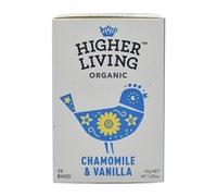 Higher Living Chamomile & Vanilla Organic Teabags (60 Pack)