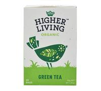 Higher Living Organic Green Tea 20 Bags (Pack of 4)