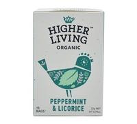 Higher Living Peppermint & Liquorice Organic Teabags (60 Pack)