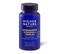 HIGHER NATURE Ashwagandha & Rhodiola Complex - 30 Vegicaps