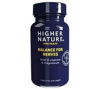Higher Nature - Balance for Nerves - B Vitamins & Magnesium - Supports The Nervous System - Vitamins B3, B6 & B12 - Vegetarian & Vegan - 90 Capsules