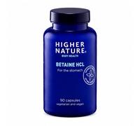 Higher Nature Betaine HCl - For Healthy Digestion - Vegetarian & Vegan - 90 Capsules