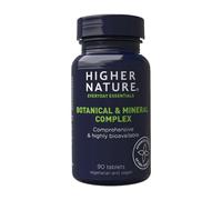 Higher Nature - Botanical & Mineral Complex - Bio Minerals - Plant Based Complex - Multimineral Supplement - Vegetarian & Vegan - 90 Tablets