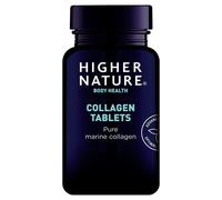 Higher Nature - Collagen Tablets - Hydrolysed Marine Collagen - Vitamin C - Calcium for Bone Support - Responsibly Sourced - 90 Tablets