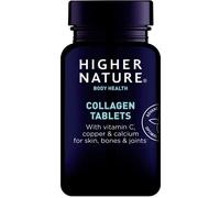 Higher Nature Collagen Tablets with Vitamin C, Copper & Calcium 180 Tablets