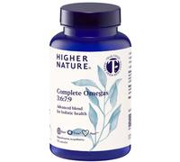 Higher Nature - Complete Omegas 3:6:7:9 - True Food® Formula - Fish Oils with Borage Oil & Virgin Olive Oil - Supports Vision, Brain Function & Cardio Health - Omega 3 6 7 9 Fatty Acids - 90 Capsules