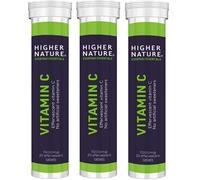 Higher Nature Fizzy C Effervescent Vitamins 20 tablet X 3 (Pack of 3)