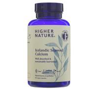 Higher Nature - Icelandic Seaweed Calcium - True Food® Formula - 260mg Natural Source - Clinically Proven Calcium Supplement - Supports Bones, Teeth & Digestive Enzyme Function - 60 Capsules