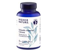 Higher Nature - Icelandic Seaweed Calcium - True Food® Formula - 260mg Natural Source - Clinically Proven Calcium Supplement - Supports Bones, Teeth & Digestive Enzyme Function - 60 Capsules