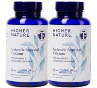 Higher Nature Icelandic Seaweed Calcium - True Food® - 260mg - 2x60 Capsules
