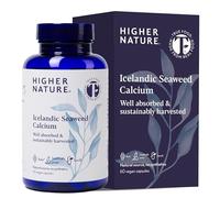 Higher Nature Icelandic Seaweed Calcium - True Food® - 260mg - 60 Capsules | Clinically Proven Calcium Supplement From A Dairy Free Natural Source, Supporting Bones, Teeth & Digestive Enzyme Function