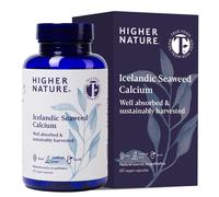 Higher Nature Icelandic Seaweed Calcium - True Food - 260mg Natural Source - Clinically Proven Calcium Supplement, Dairy Free - Supports Bones, Teet