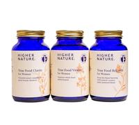 Higher Nature Invincible Woman Bundle - Multivitamin, Libido Booster & Nootropic - 3 True Food® Supplements - Female Multivitamin - 3 x 60 Capsules