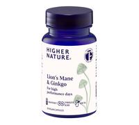 Higher Nature Lion's Mane & Ginkgo 30 Capsules