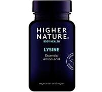 Higher Nature Tablets Lysine 500 mg – Supports Collagen & Cold Sore Treatment – 90 Tablets