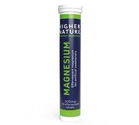 Higher Nature Magnesium Effervescent 200 mg Natural Orange No Artificial Sweeteners 20 Tablets