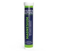 Higher Nature - Magnesium Effervescent - 200mg Magnesium Effervescent Supplement - Natural Orange Flavour - No Artificial Sweeteners - 20 Tablets x 3 (Pack of 3)