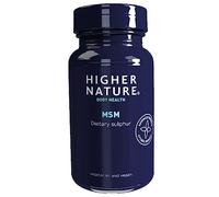Higher Nature - MSM - Dietary Sulphur - High Potency 1000mg MSM - Odourless Methylsulfonylmethane Tablets - Vegetarian & Vegan - 180 Tablets