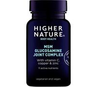 Higher Nature - MSM Glucosamine Joint Complex - Vitamin C, Copper & Zinc - Multivitamin Tablets for Women & Men - Vegetarian & Vegan - 240 Tablets