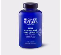 Higher Nature Joint Supplement MSM Glucosamine Complex – Vitamin C, Copper, Zinc – 90 Tablets