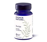 Higher Nature - Pro Gut - High Strength Probiotic Cultures - Multi-Strain Probiotic for Digestive System - Everyday Live Bacteria - 5 Billion CFUs - for Good Gut Flora, Gas & Bloating - 30 Capsules