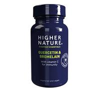 Higher Nature Quercetin & Bromelain - 60 Tablets | Supports Allergies, Histamine & Immunity, Vegan