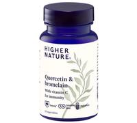 HIGHER NATURE Quercetin & Bromelain - 60 Tablets