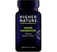 Higher Nature - Atlantic Marine Magnesium 300mg - Natural Source - True Food Formula - Magnesium Supplements - Natural Calm - Bone Support - Vegan - One Month Supply - 30 Capsules