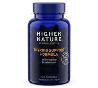 Higher Nature - Thyroid Support Formula - with Iodine & Selenium - Thyroid Support Supplement - Vegetarian & Vegan - 60 Capsules