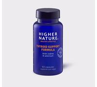Higher Nature Thyroid Support Formula 60 Vegan Capsules with Iodine + Selenium
