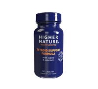 Higher Nature - Thyroid Support Formula - Reduction of Tiredness & Fatigue - Iodine, Selenium, Vitamin C, B12 & Iron - Thyroid Sup