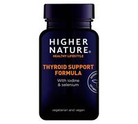 HIGHER NATURE Thyroid Support Formula with Iodine & Selenium - 60 Capsules
