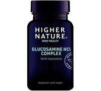 Higher Nature - Glucosamine HCl Complex - High Strength - Support Staying Active - with Boswellia - Vegetarian & Vegan - 90 Tablets