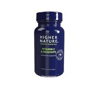 Higher Nature - Vitamin C & Rosehips - for Immunity - 1000mg Vitamin C - Immune System Support - Vegetarian & Vegan - 180 Tablets